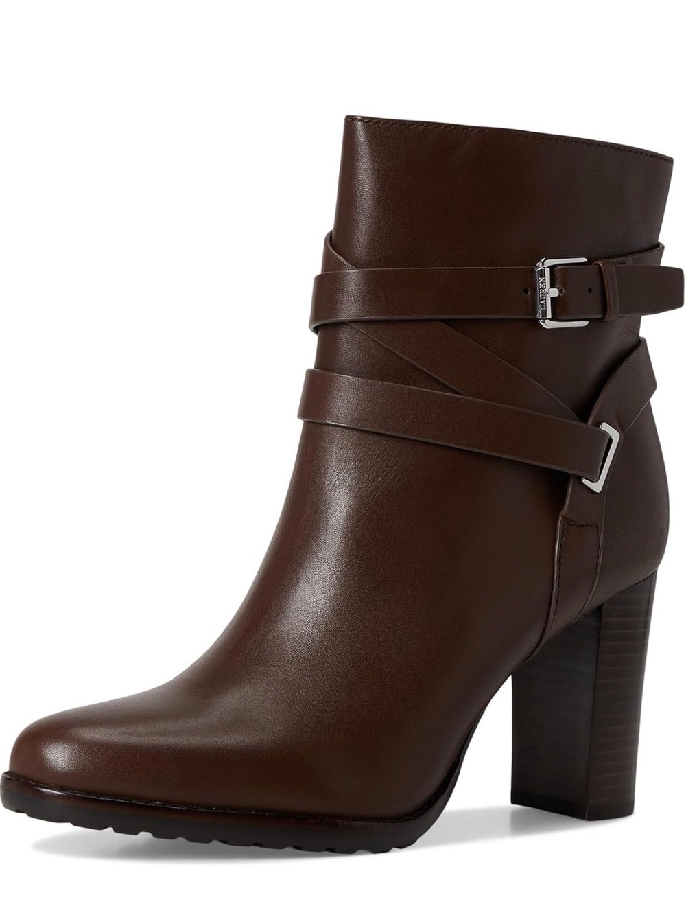 🖤🖤 Lauren Ralph Lauren Women's Collins Calfskin Bootie Heel - Picture 2 of 10
